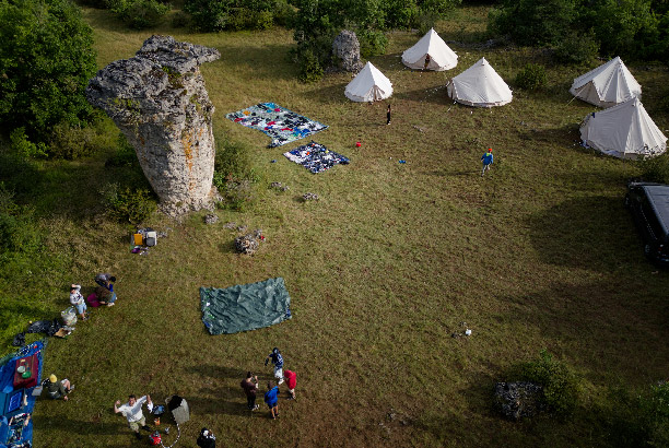 Vacances pour tous - colonies de vacances  - Pont-de-salars - Raid aventure du Larzac aux gorges du Tarn