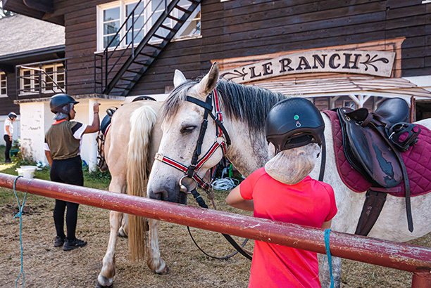 Vacances pour tous - colonies de vacances  - Autrans - Vertaco équitation avec bivouac